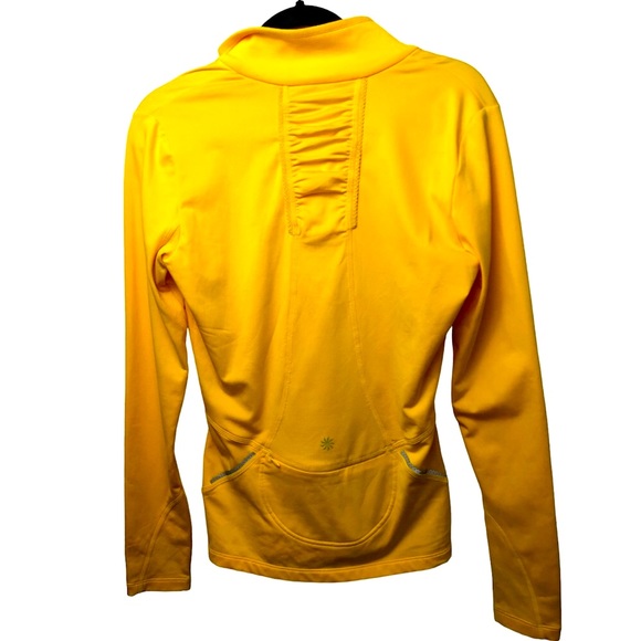 Athleta Shirt Size Small GUC Thumbholes, 1/4 Zipper, Pocket in Back - Picture 2 of 7